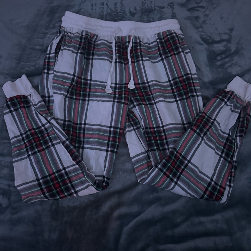 plaid sweats